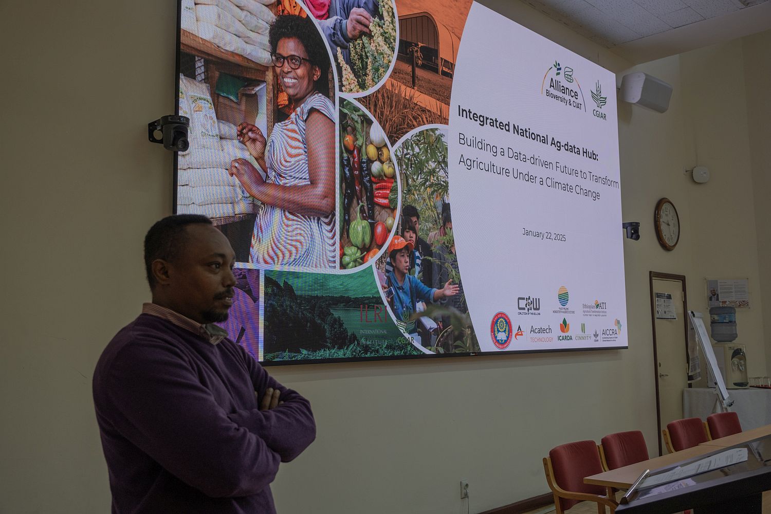 Presentation during technical expert consultation workshop.